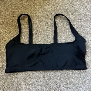 NWOT Black Bikini Top
